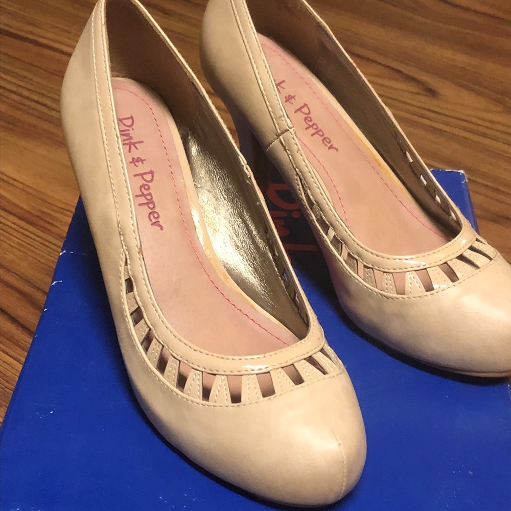 Pink & Pepper Dress Heels - Picture 1 of 3
